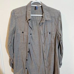 H&M Linen Button Down Shirt